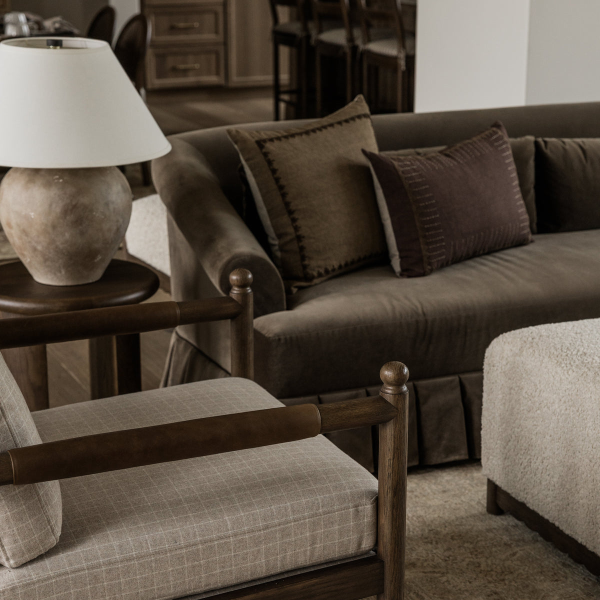 Mesa Stitch Throw Pillow