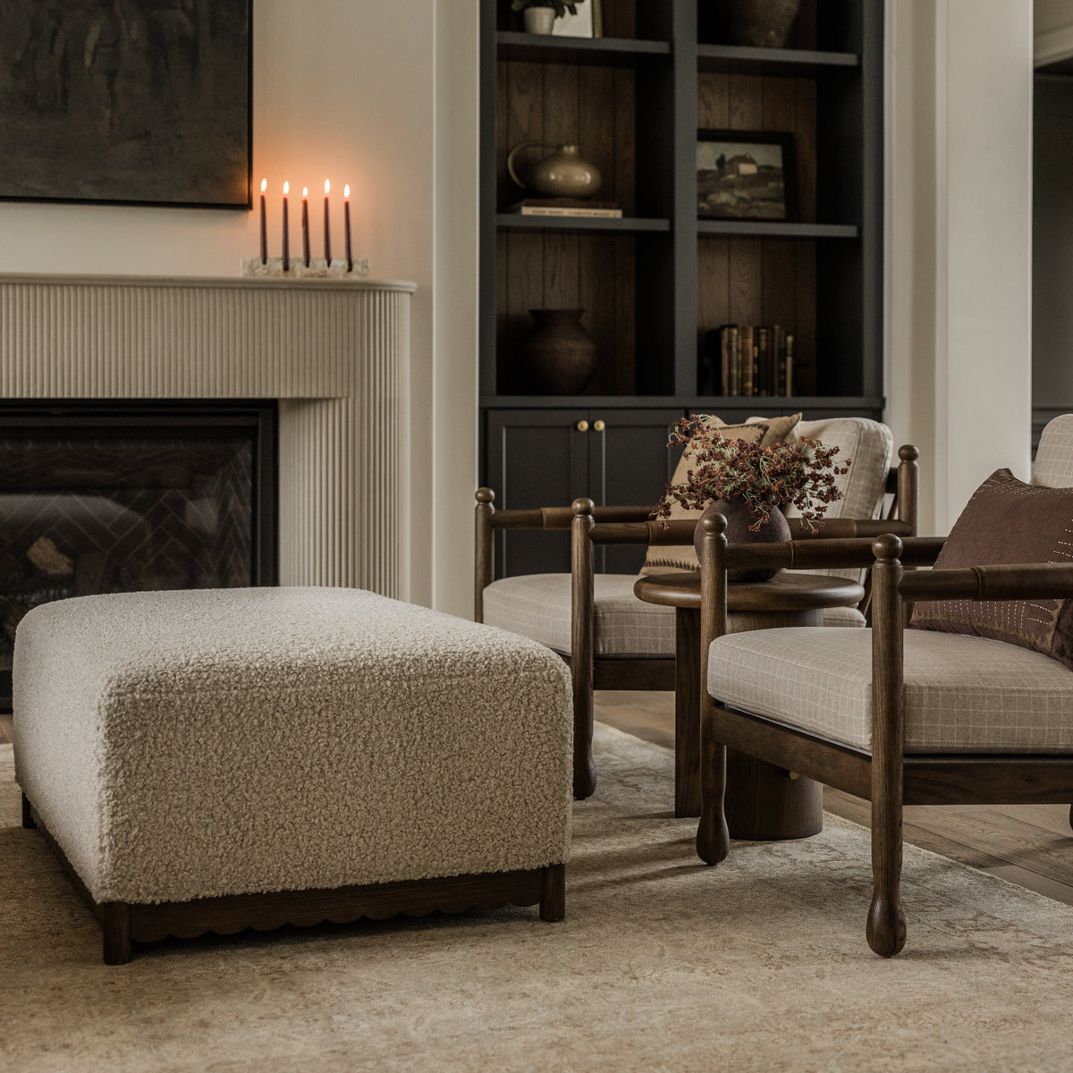 Steven Coffee Table Ottoman - Rectangle - Made to Order
