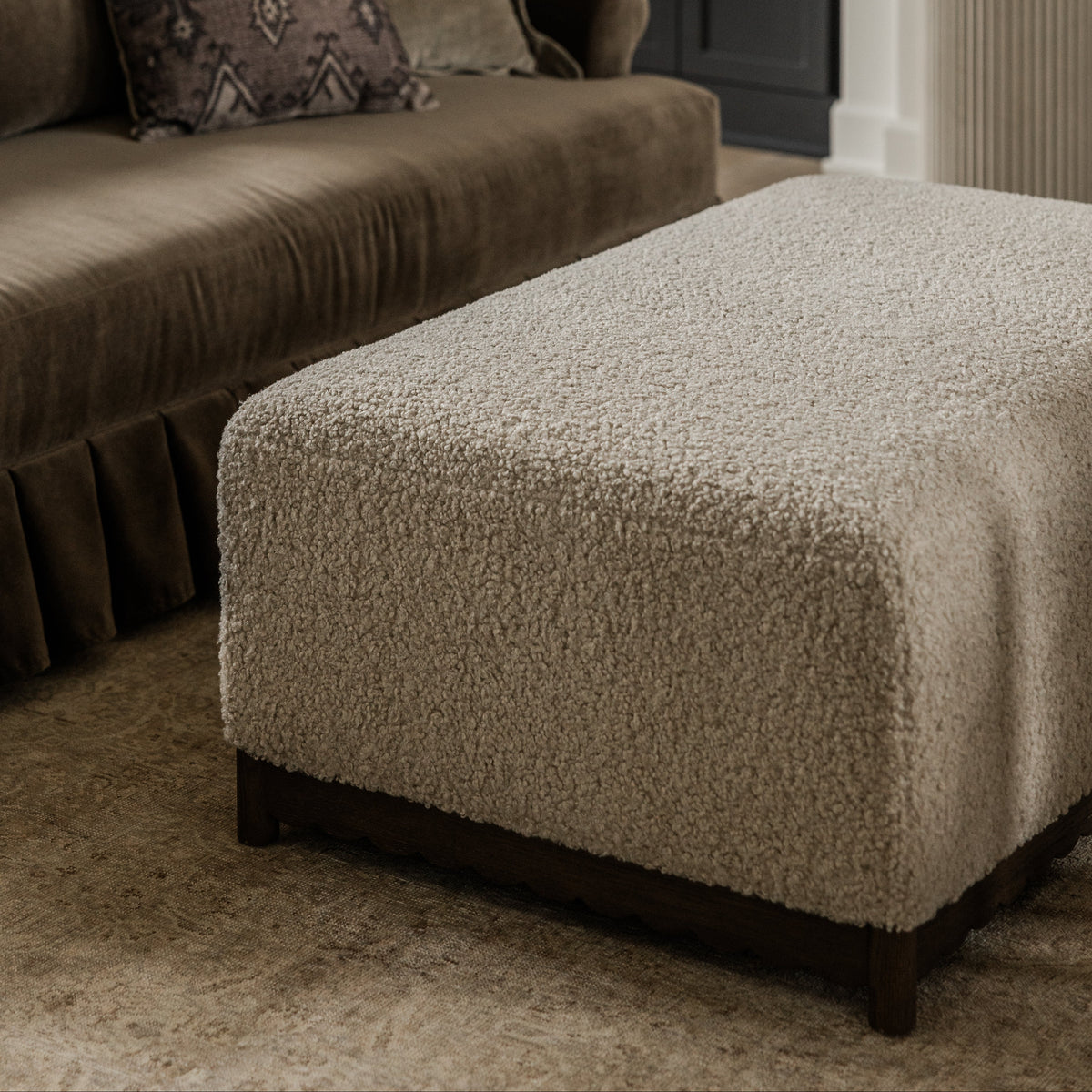 Steven Coffee Table Ottoman - Rectangle - Made to Order