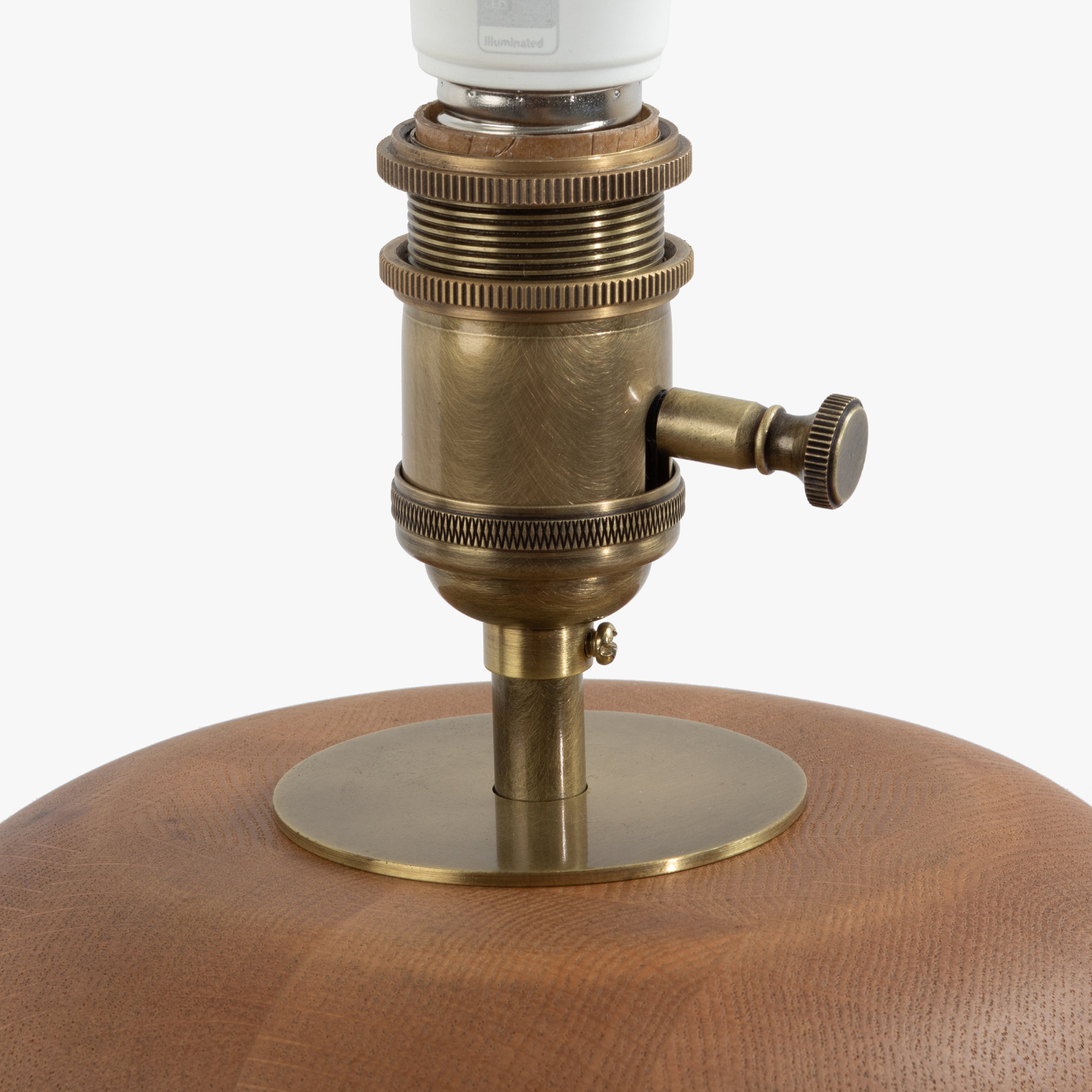 Sandia Oak Wood Table Lamp