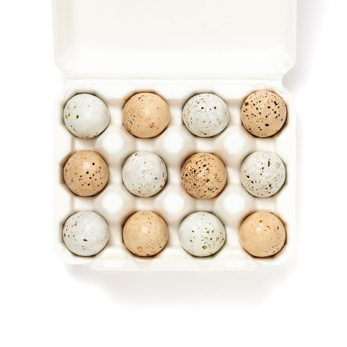 Chocolate Eggs with Praline and Caramel