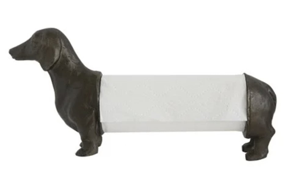 Creative Co-op Dog Paper Towel Holder