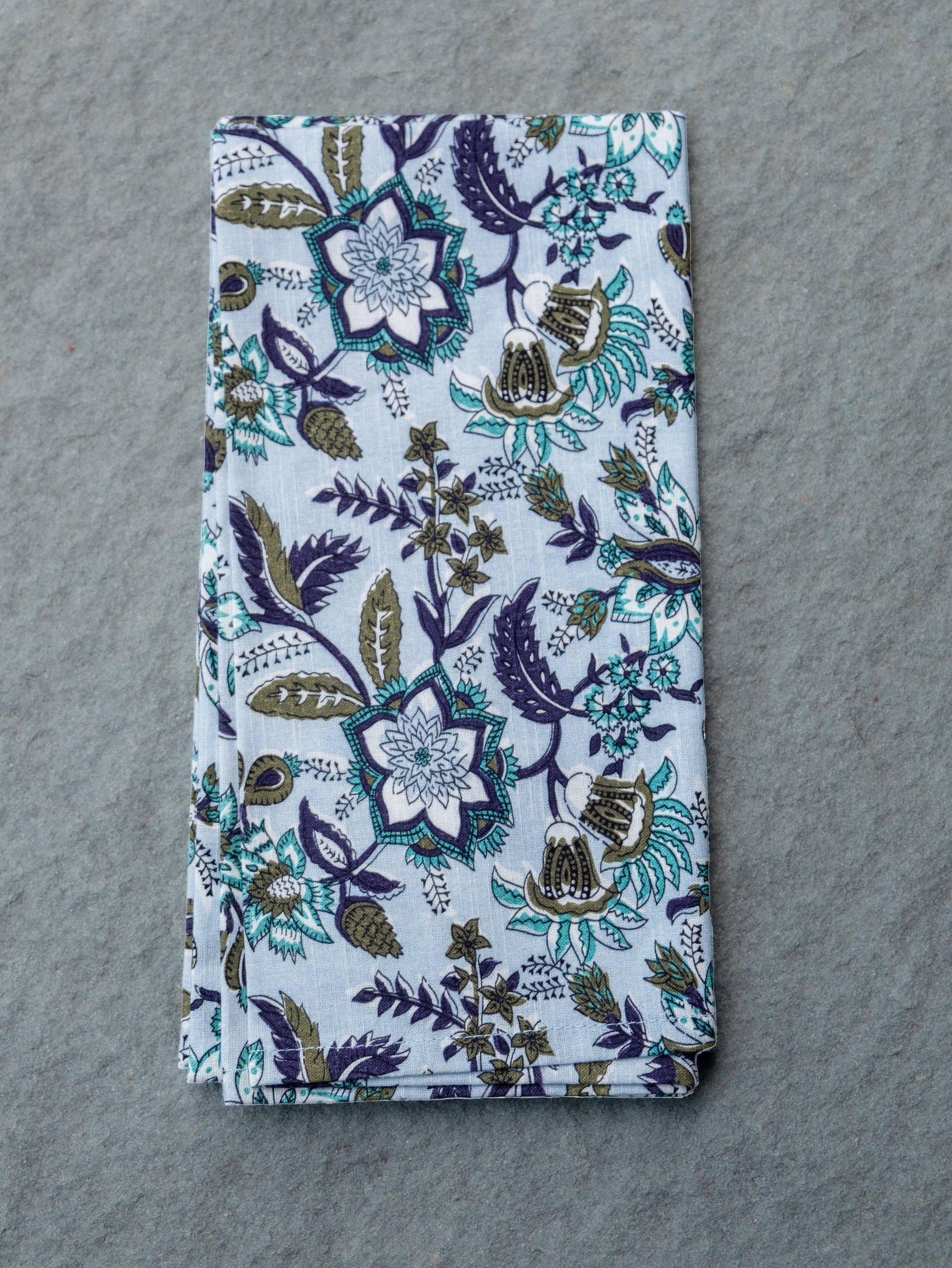 Willow Bloom Cotton Napkins - Set of 4
