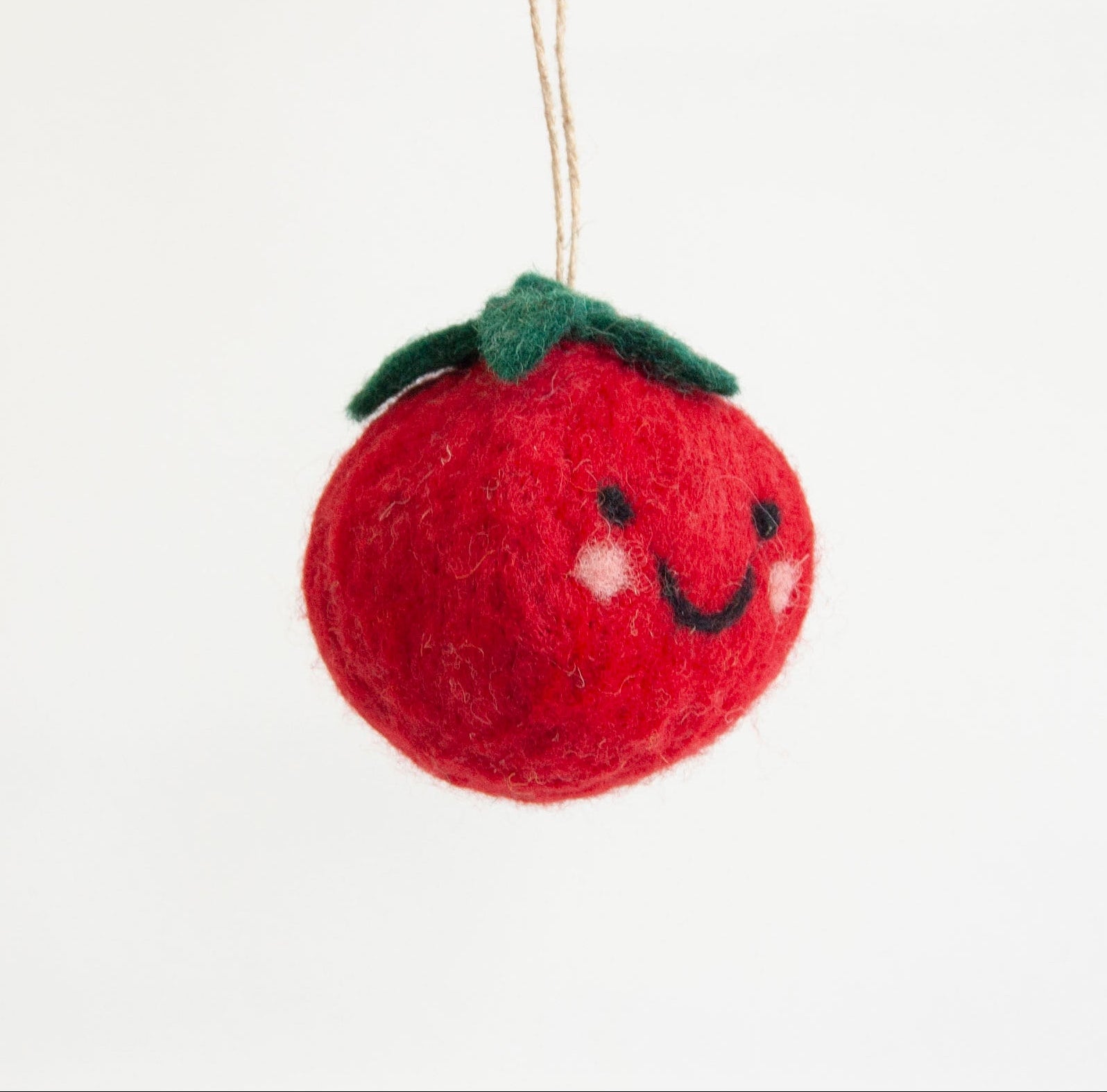 Tammy Tomato Felted Ornament