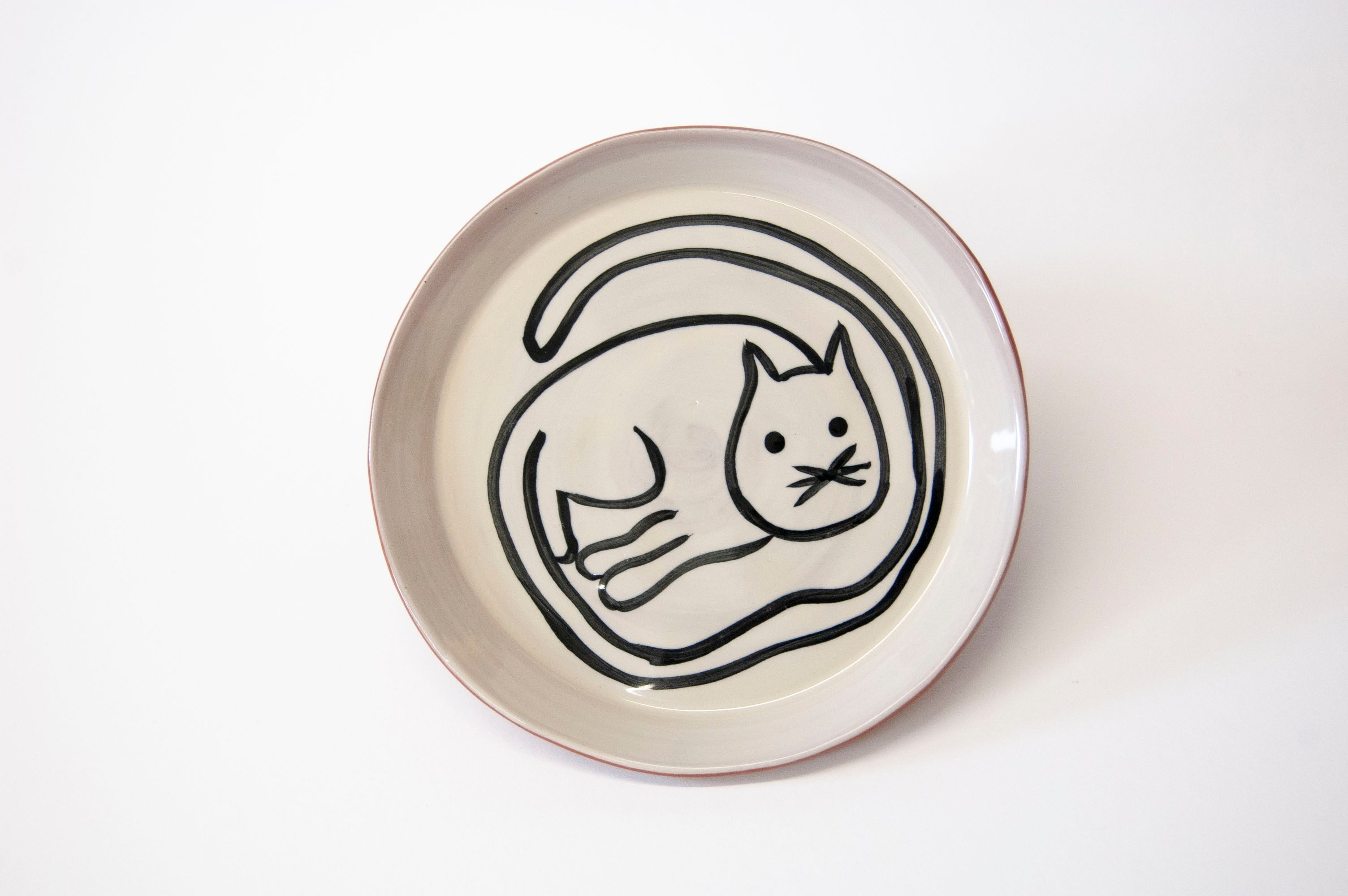 Cat Dessert Plate - Set of 4