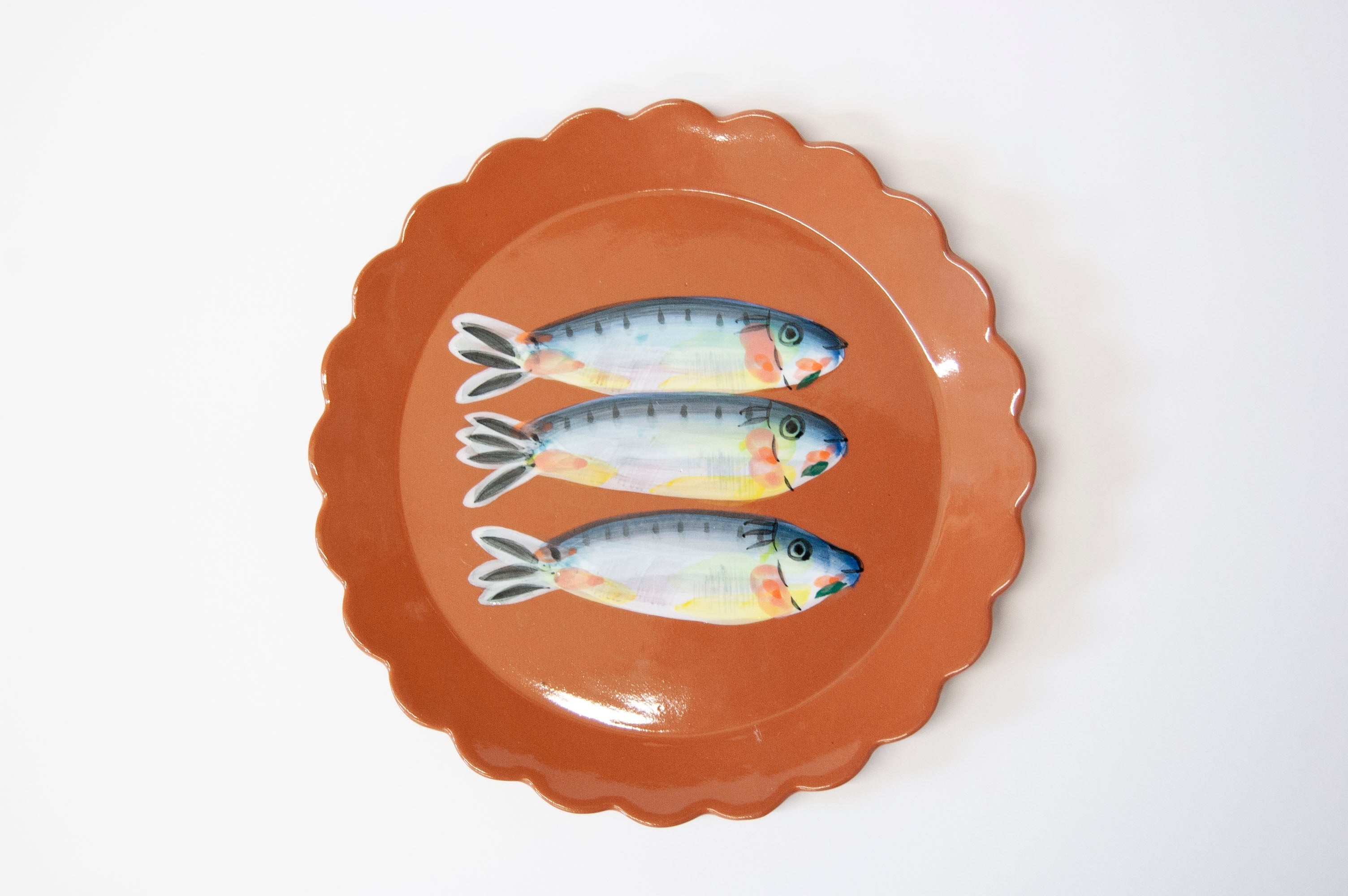 Scallop Fish Dessert Plate - Set of 4