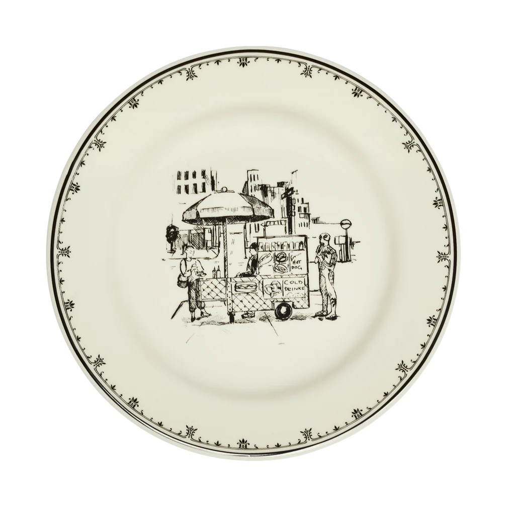 NYC Toile - Cart Plate
