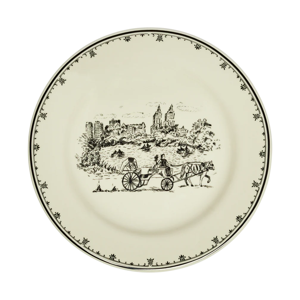 NYC Toile - Central Park Plate