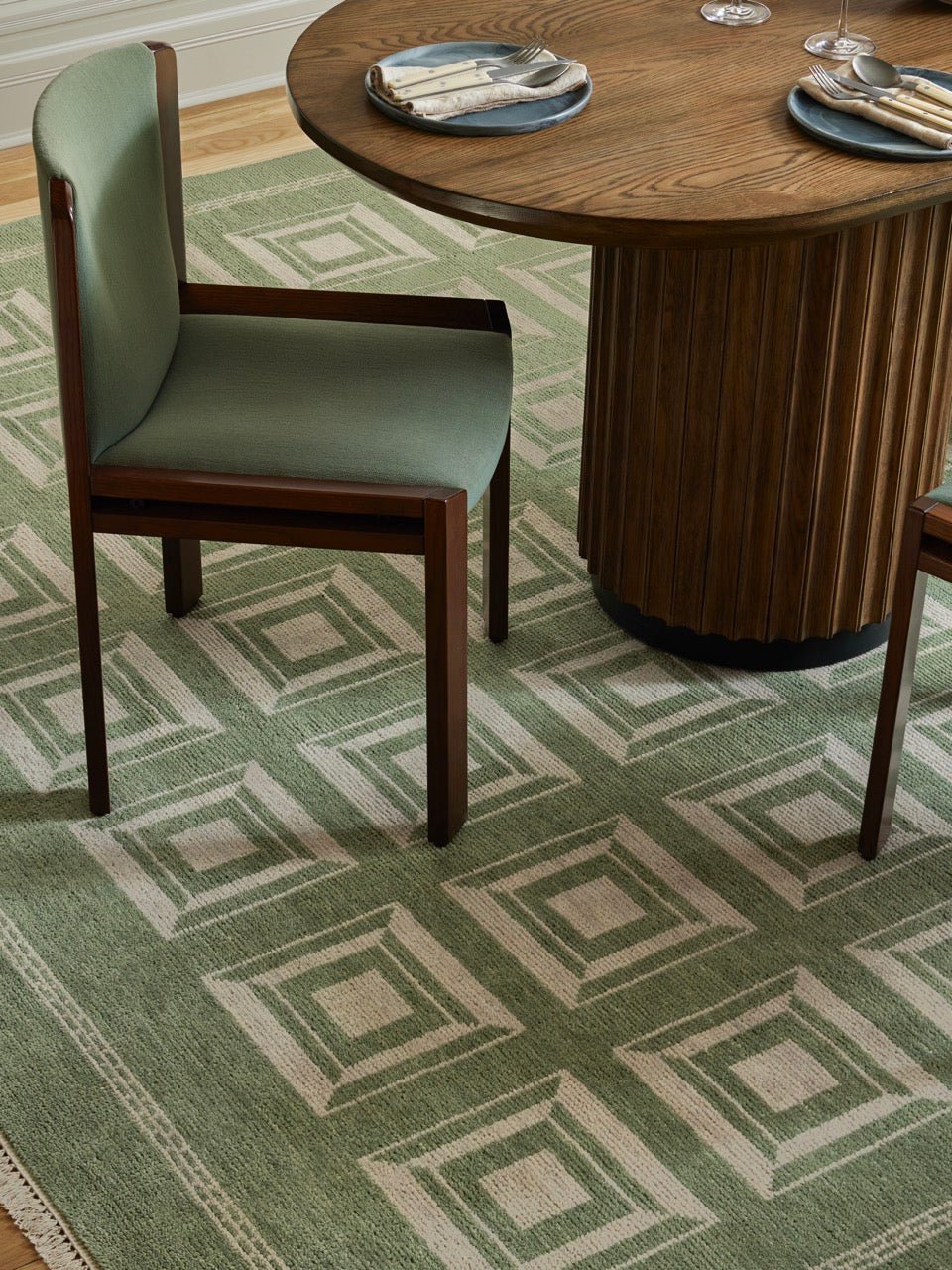 Hand Knotted Study Rug