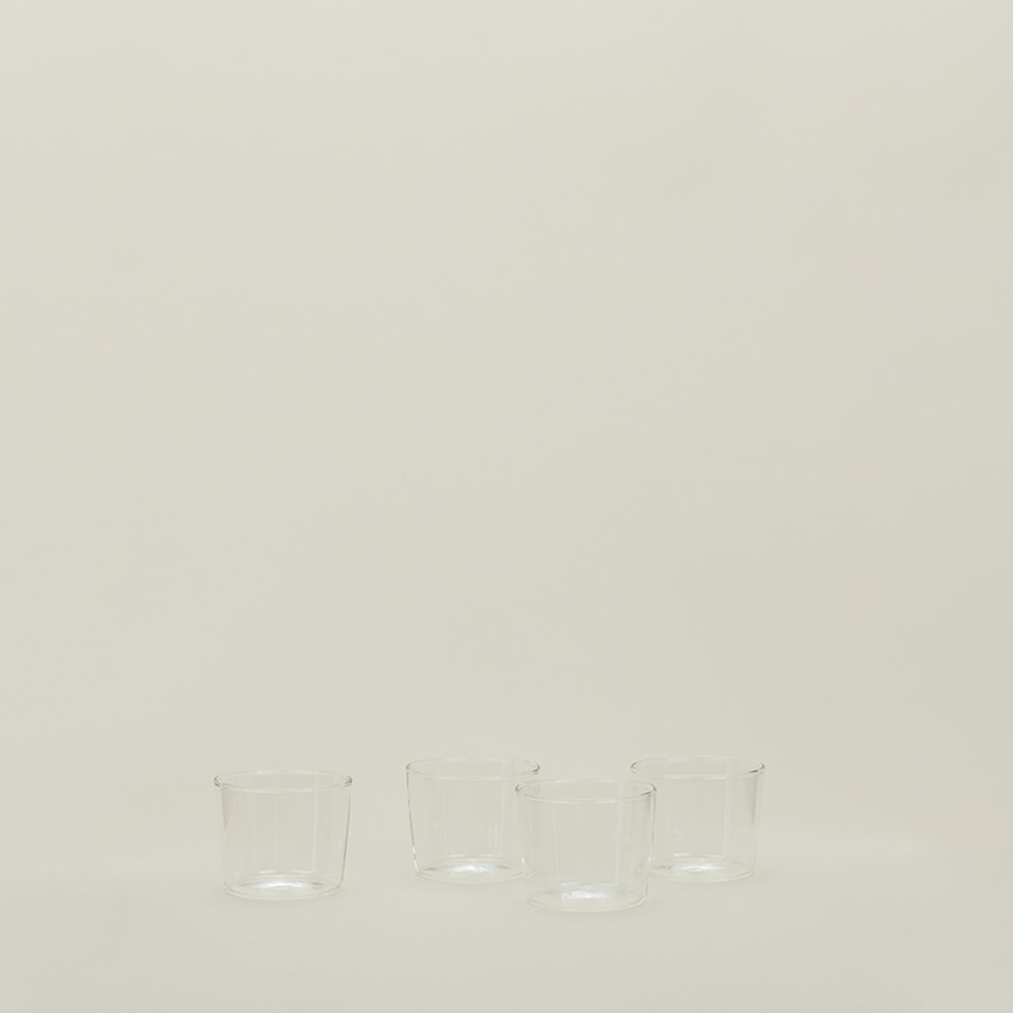 ESSENTIAL GLASSWARE - SET OF 4, CLEAR