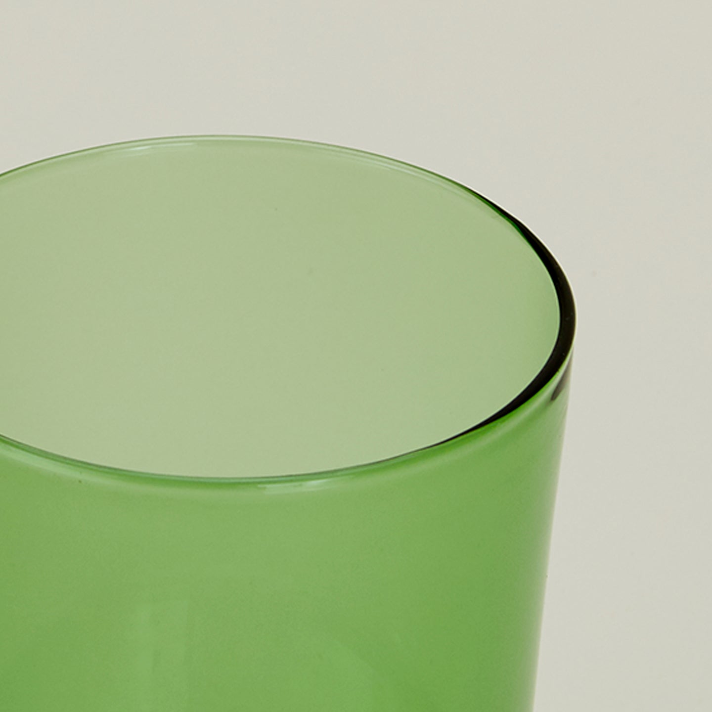 ESSENTIAL GLASSWARE - SET OF 4, GREEN