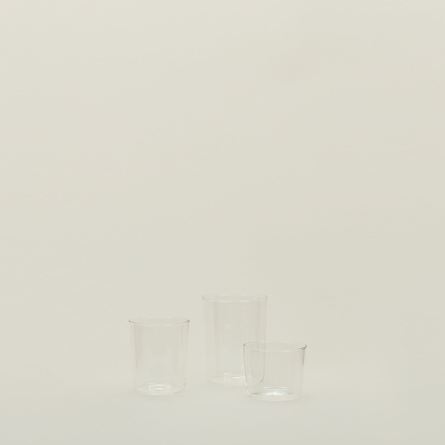 ESSENTIAL GLASSWARE - SET OF 4, CLEAR