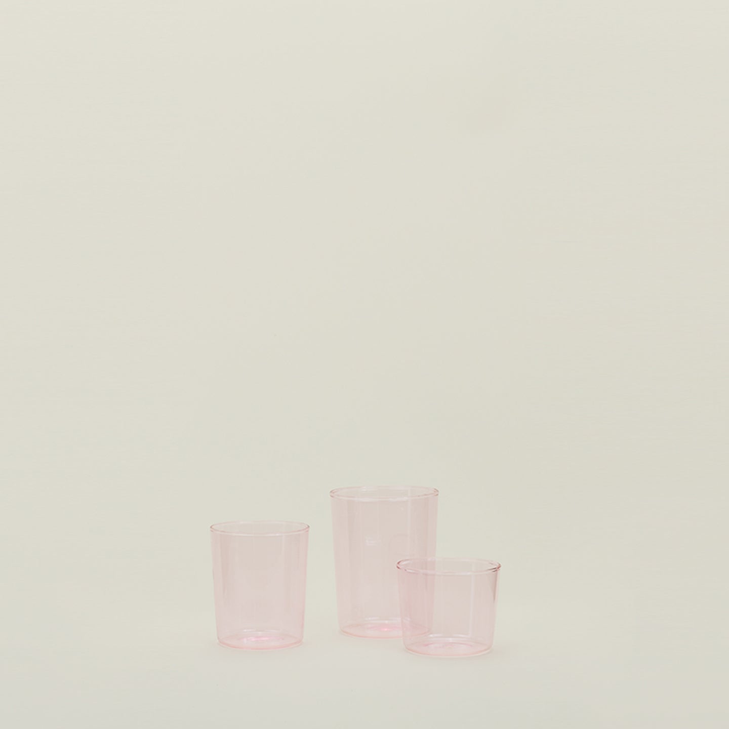 ESSENTIAL GLASSWARE - SET OF 4, BLUSH