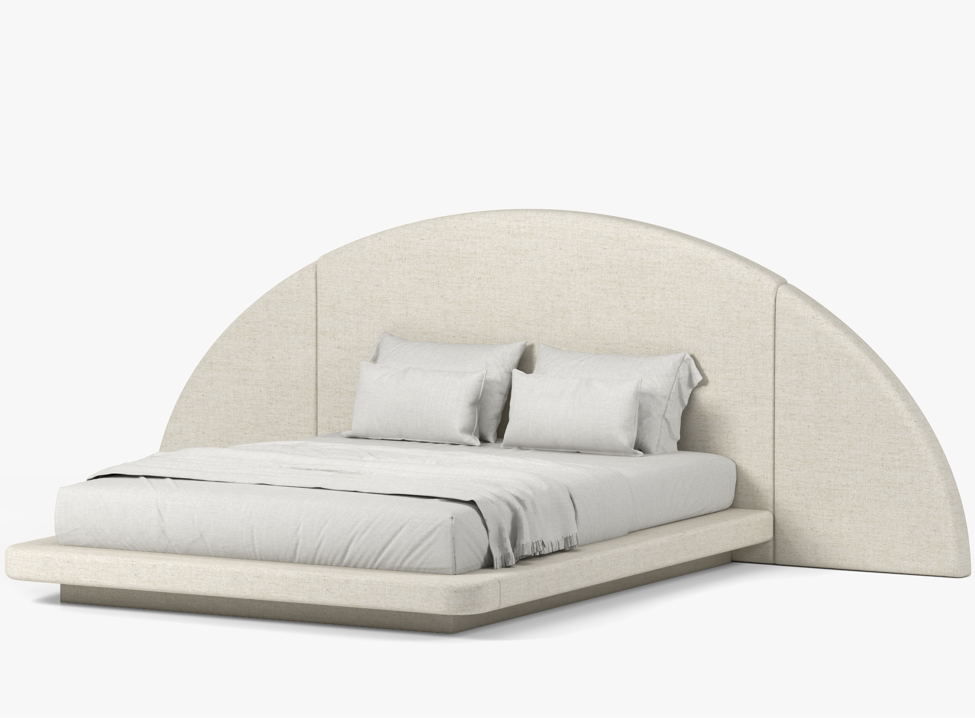 Hendrix Half Moon Bed