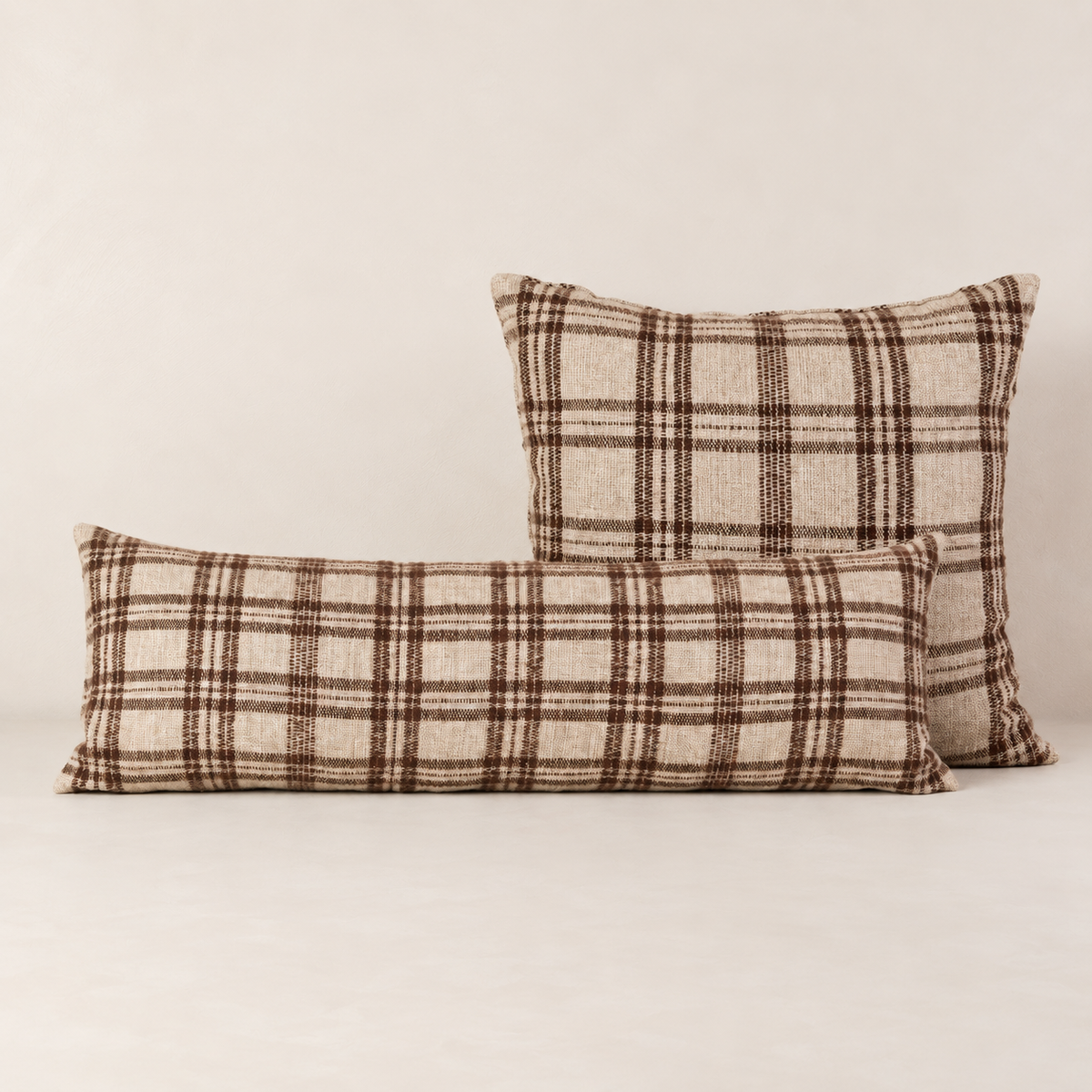 Homestead Harvest Plaid Pillow