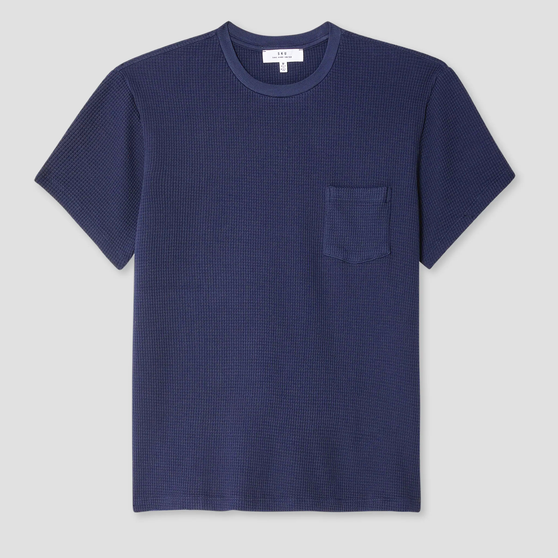 Short Sleeve Waffle pocket Tee
