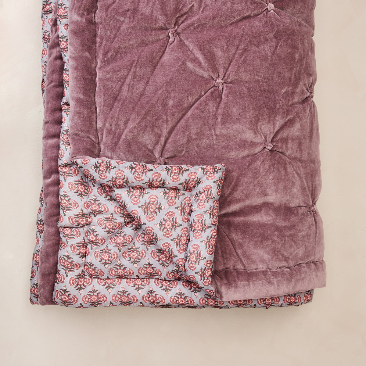 Garden Room Velvet Quilt