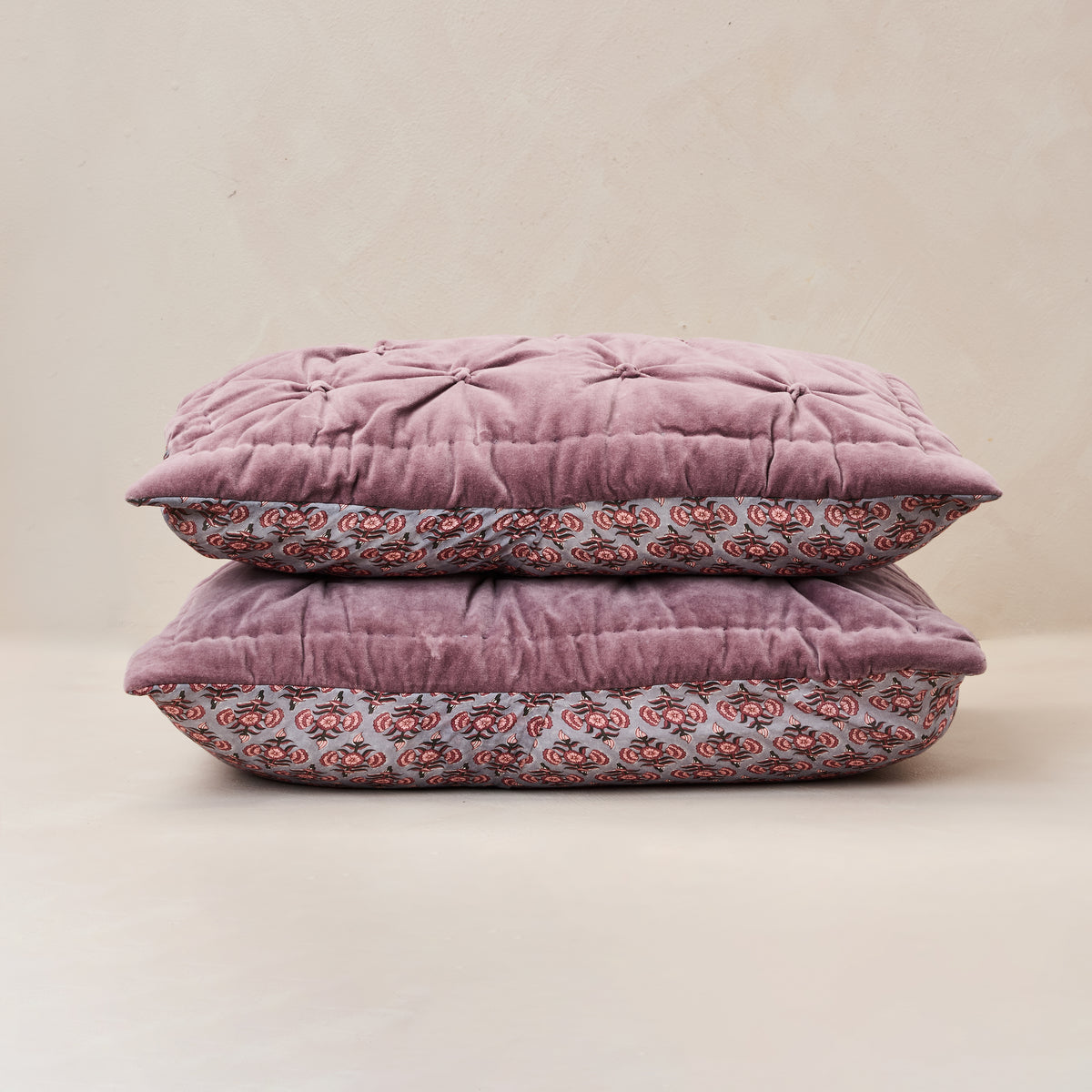 Garden Room Velvet Shams - Set of 2