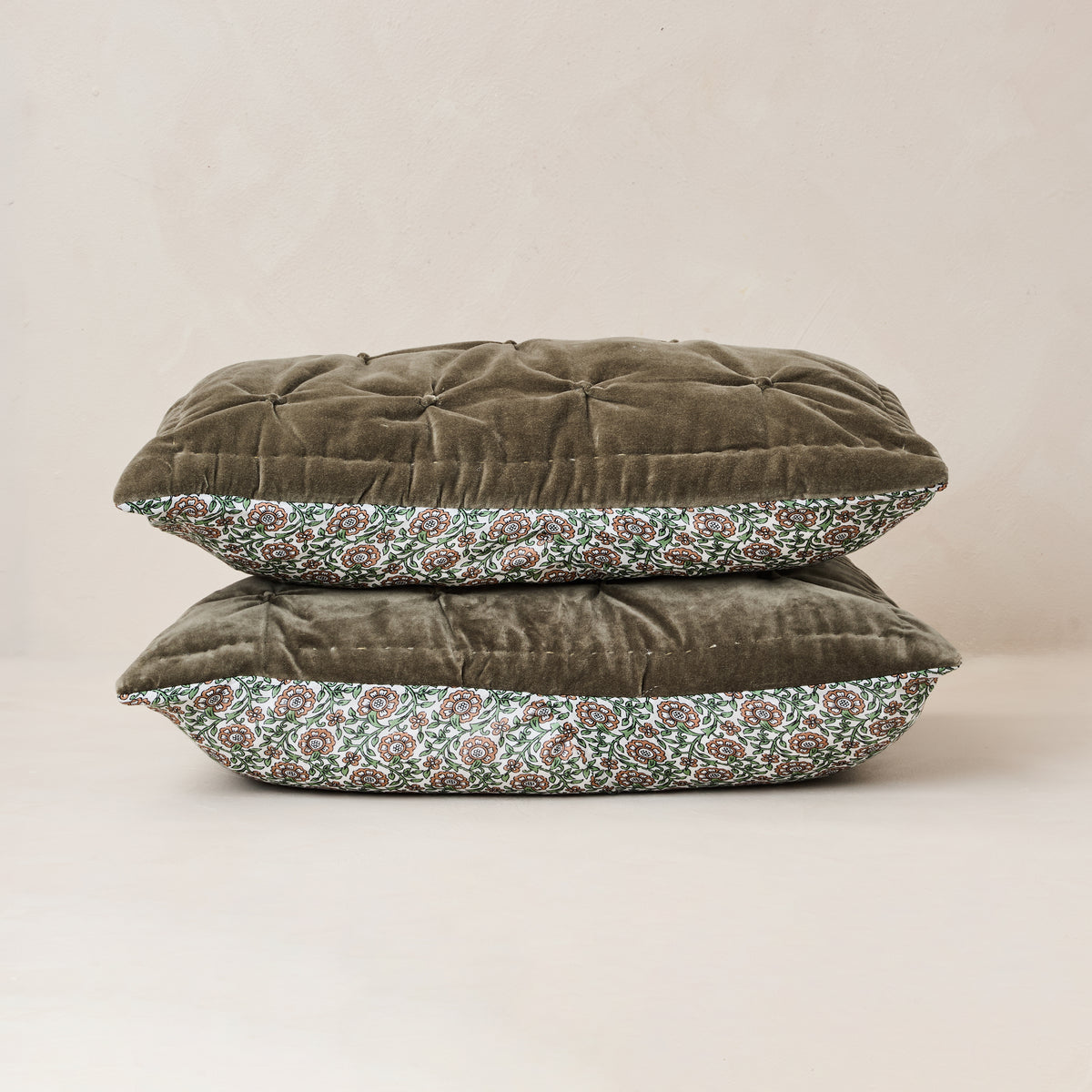 Garden Room Velvet Shams - Set of 2