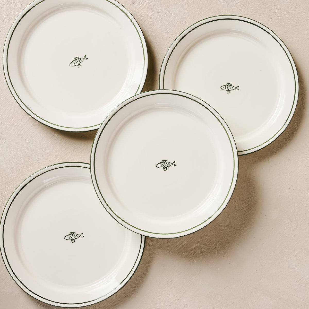 Melrose Icon Plates - Fish - Set of 4