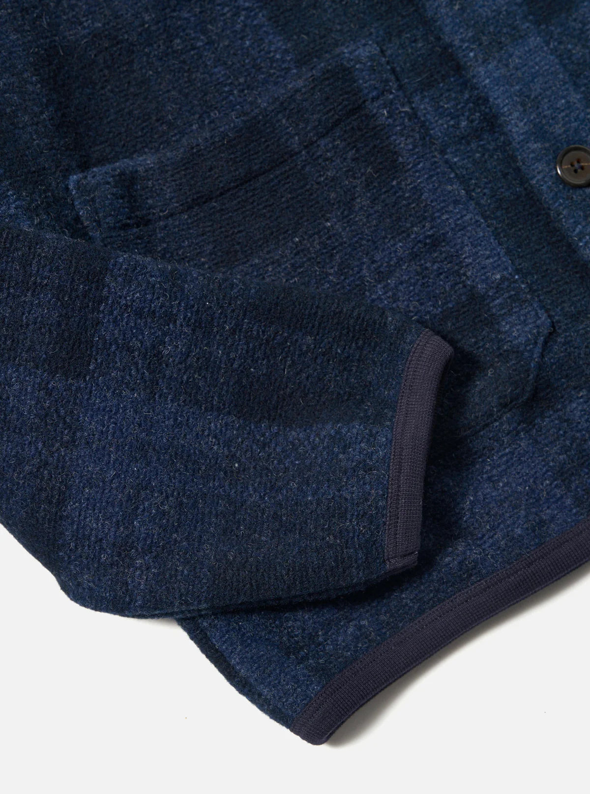 Universal Works Moh Check Fleece Cardigan
