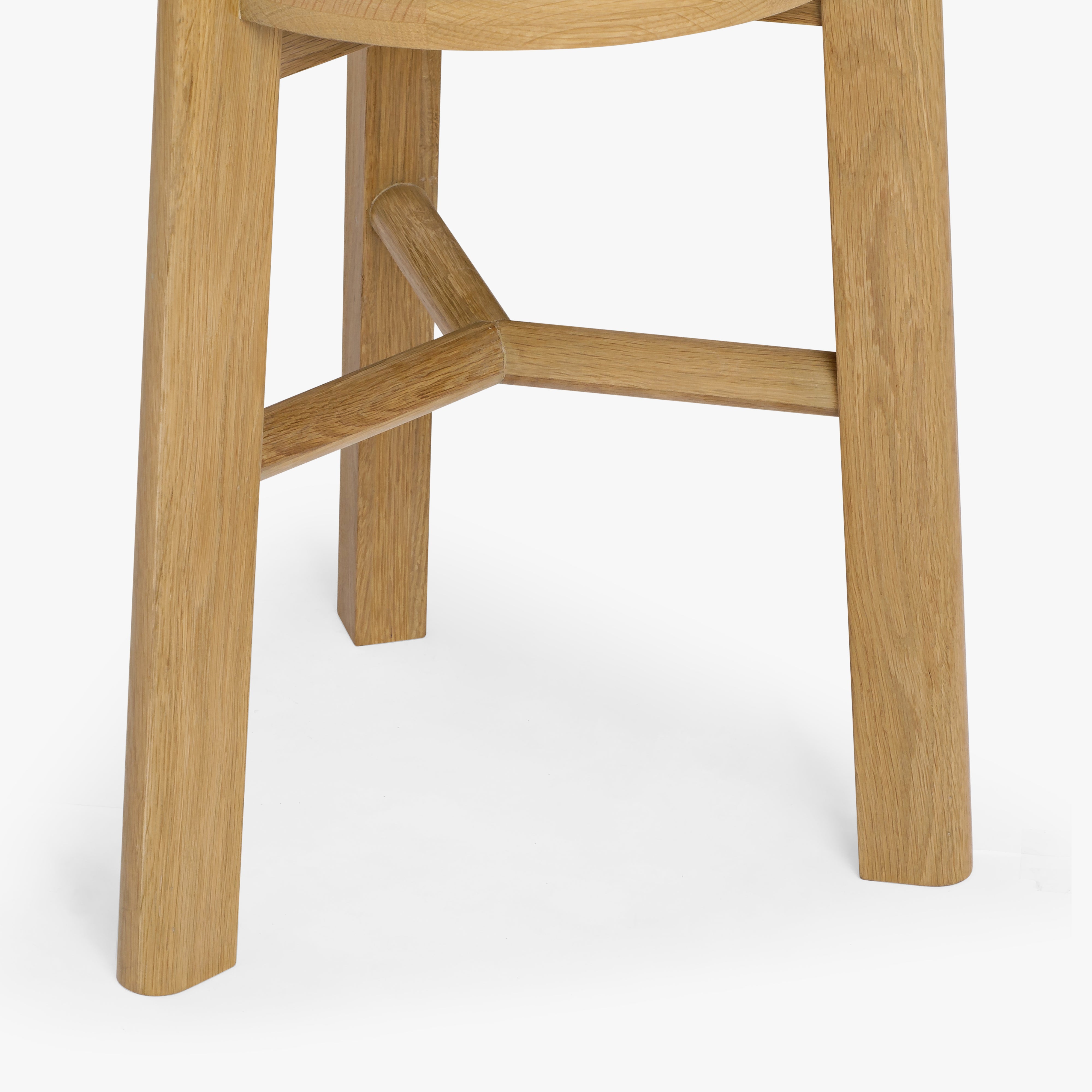 Kaja Oak Side Table and Stool