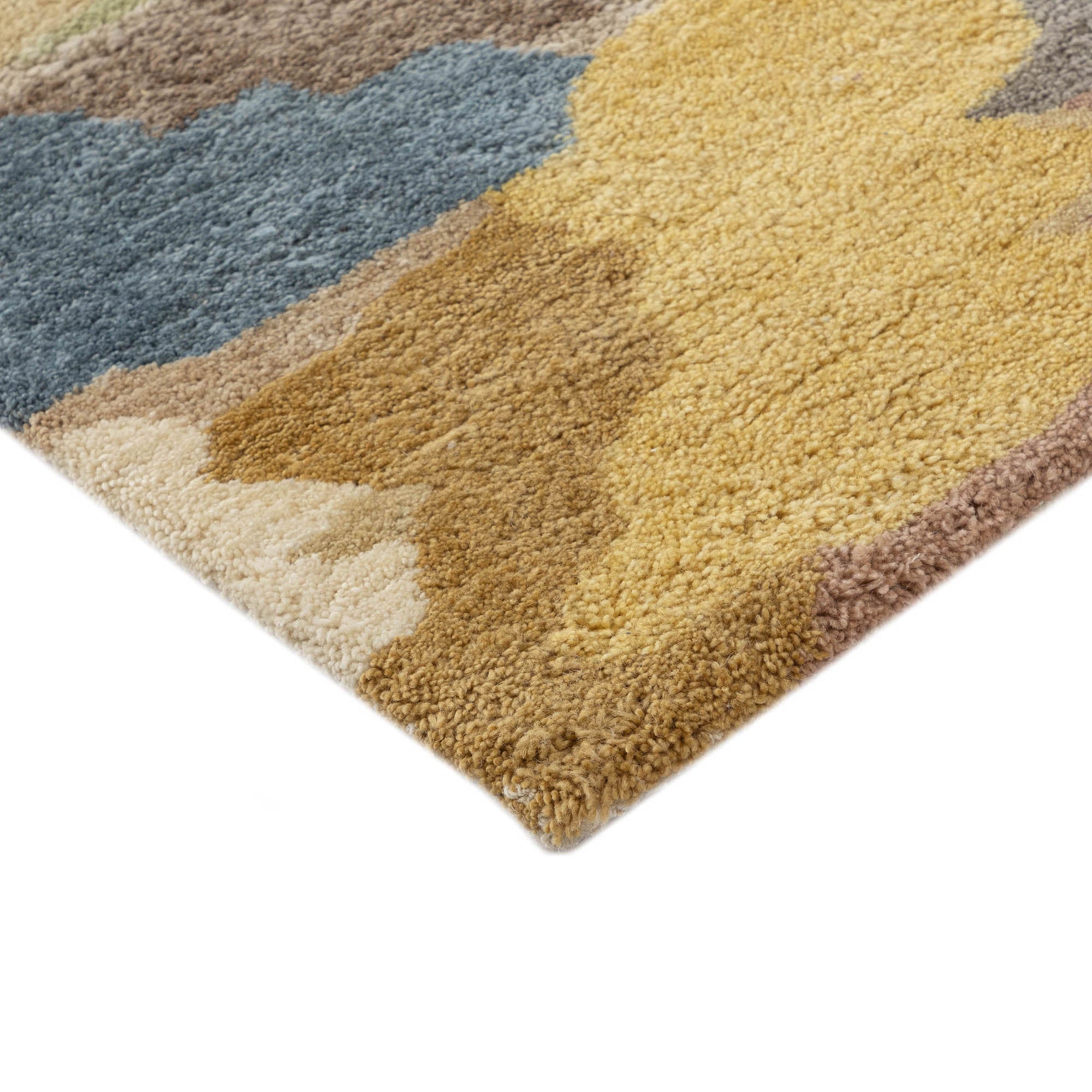 Hand Tufted Landscape Shag Rug