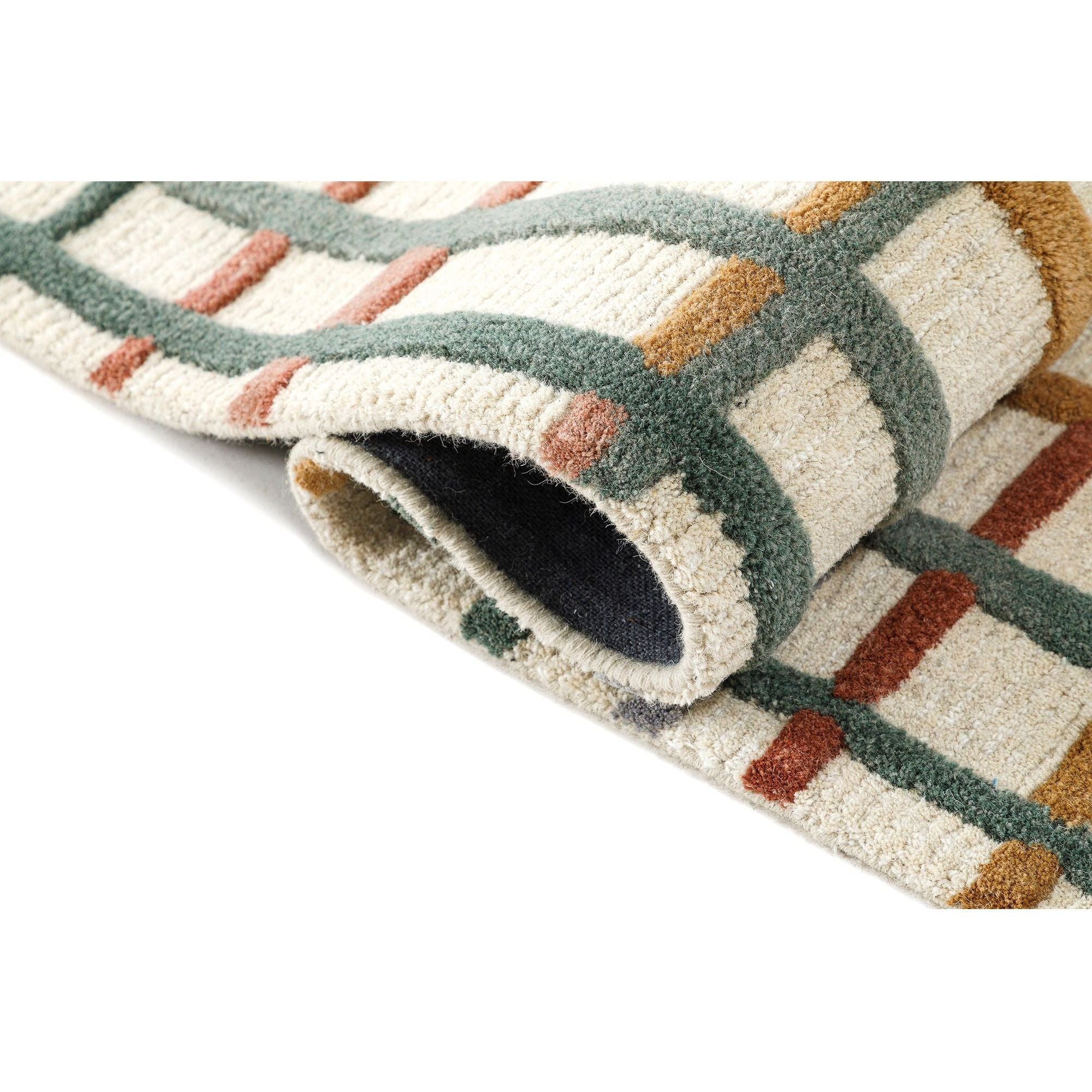 Hand Tufted Polychrome Rug