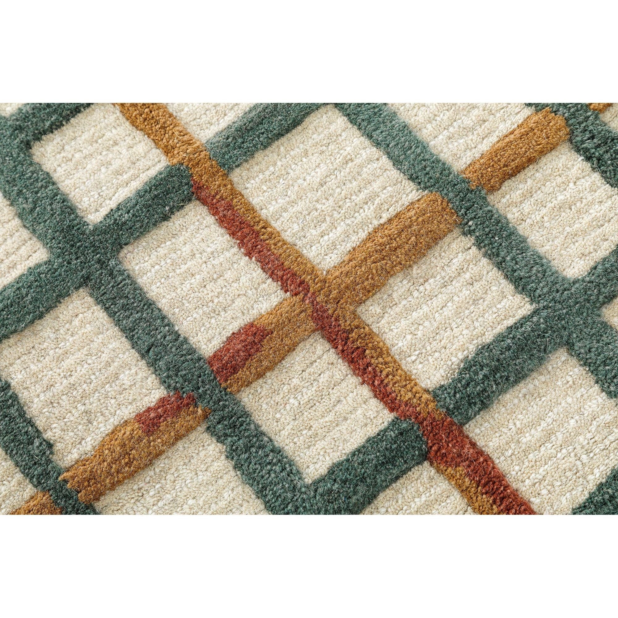 Hand Tufted Polychrome Rug