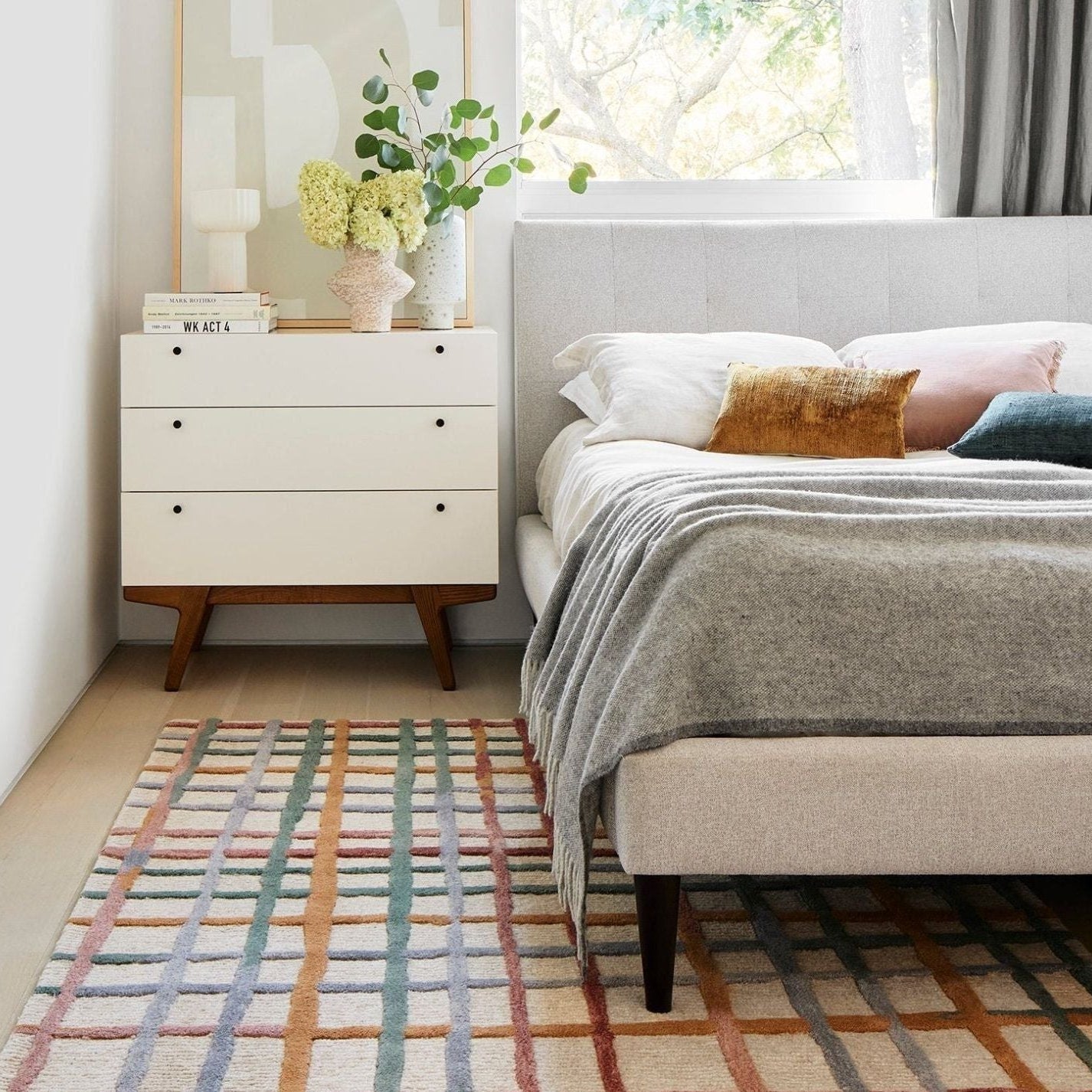 Hand Tufted Polychrome Rug