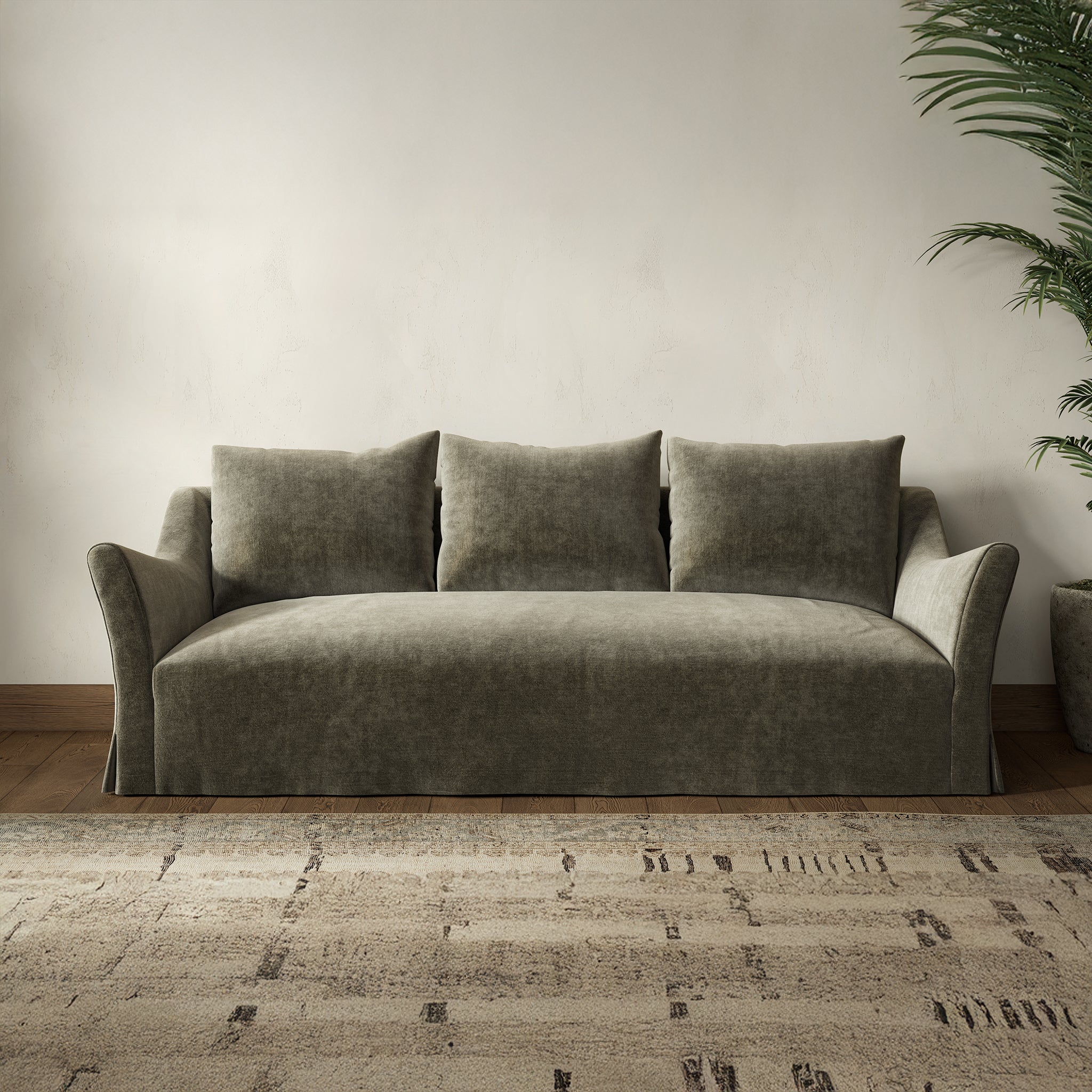 Seabrook 99" Slip Cover Sofa
