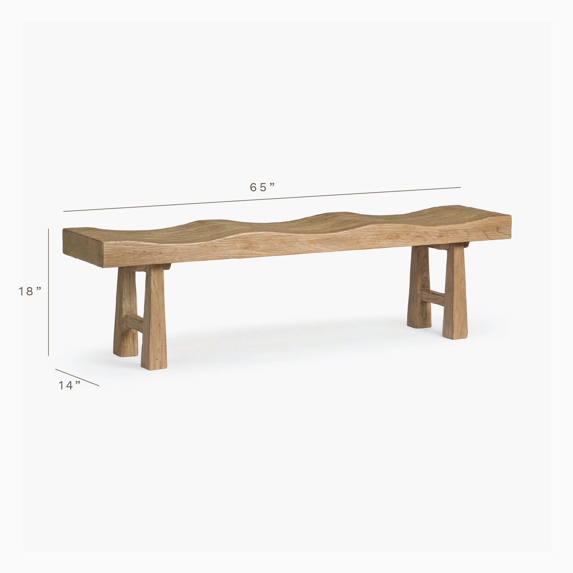 Mesa Reclaimed Elm Bench