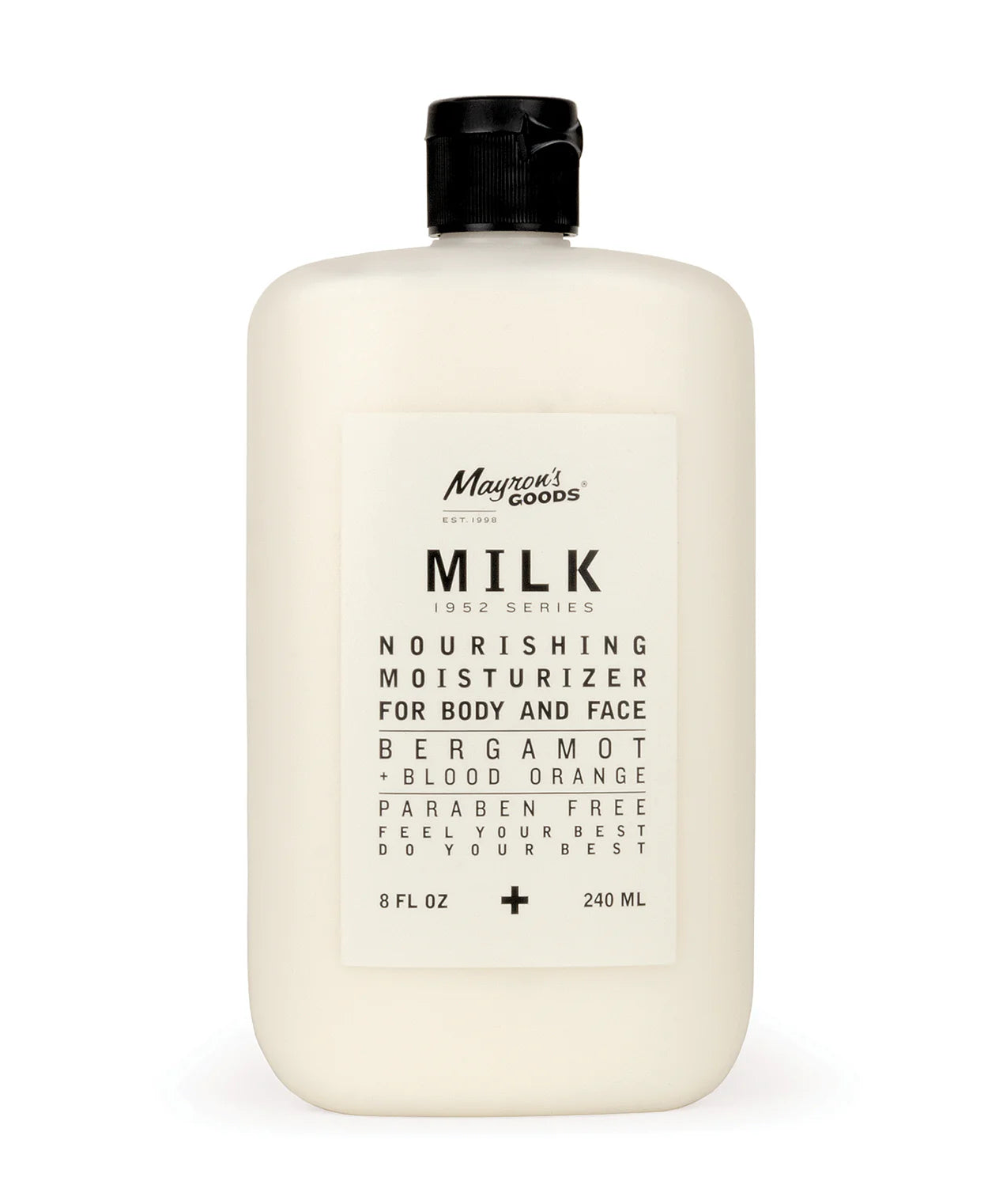 BODY MILK: Bergamot & Blood Orange 2oz