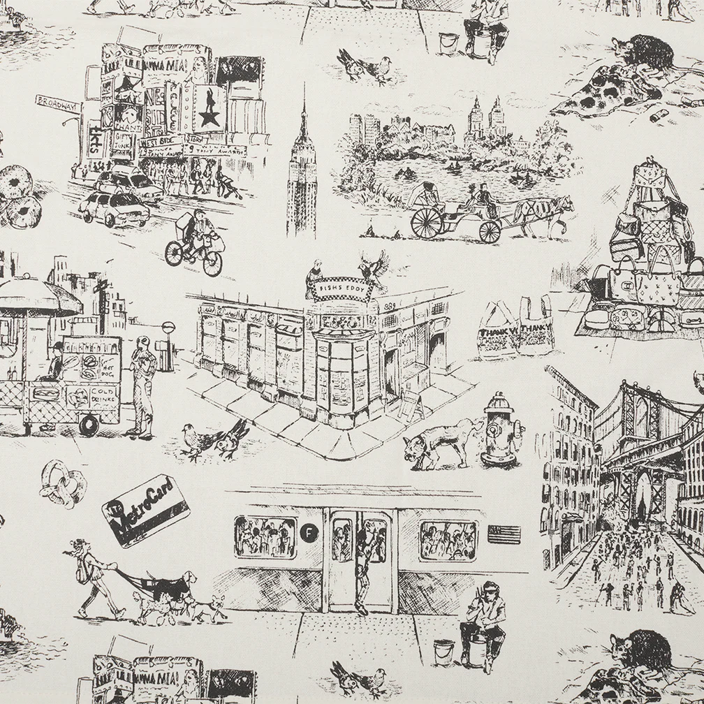 NYC Toile Tea Towel