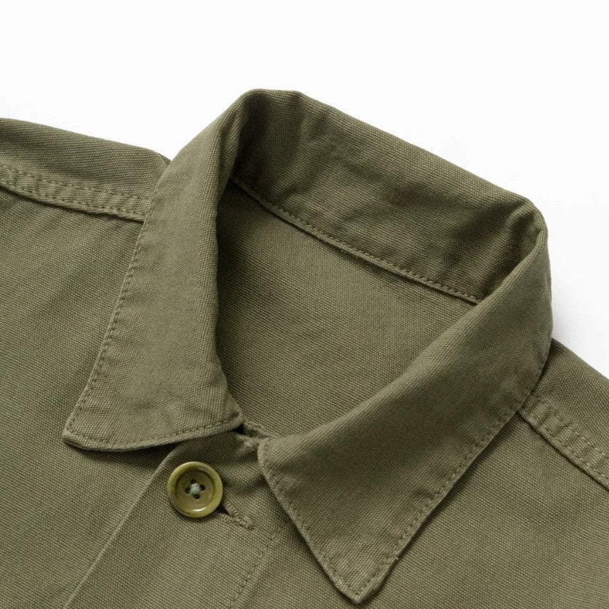 Canvas Chore Shirt - Olive