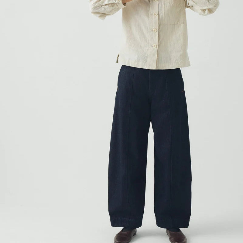 Toast Sculpted Indigo Denim Pants