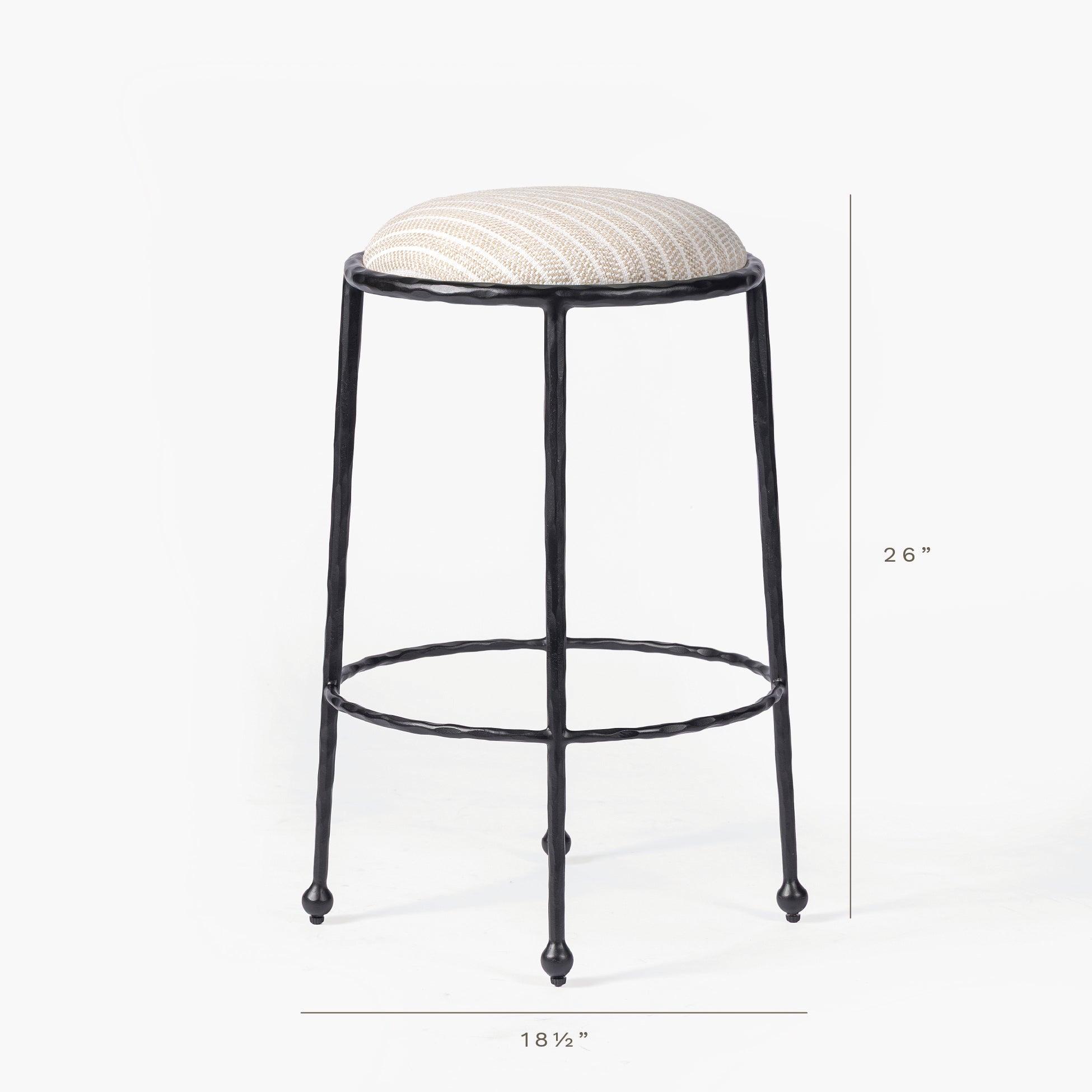 Rook Hammered Counter Stool