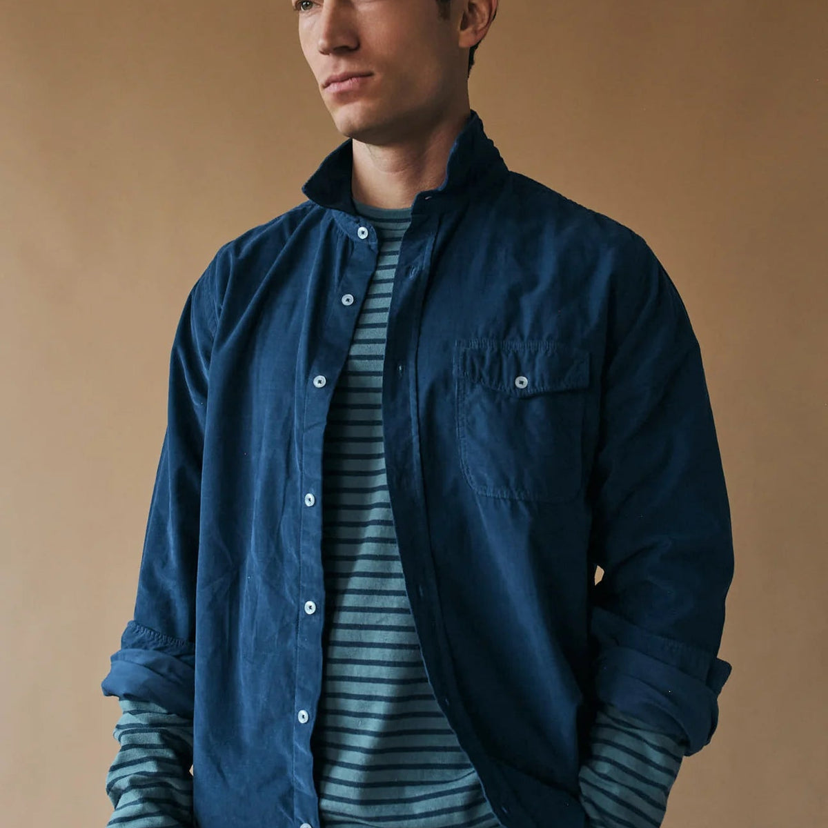 Baby Cord Work Shirt - Mens