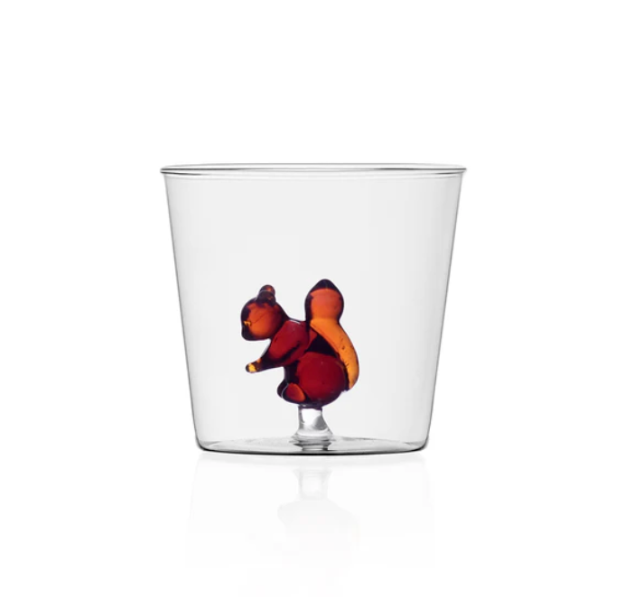 Animal Farm Glass Tumblers - Squirrel