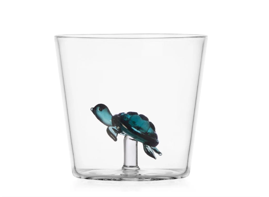 Animal Farm Glass Tumblers - Sea Turtle