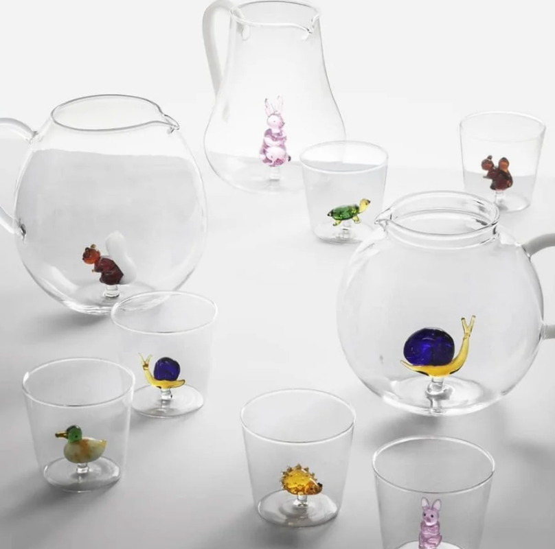 Animal Farm Glass Tumblers - Squirrel