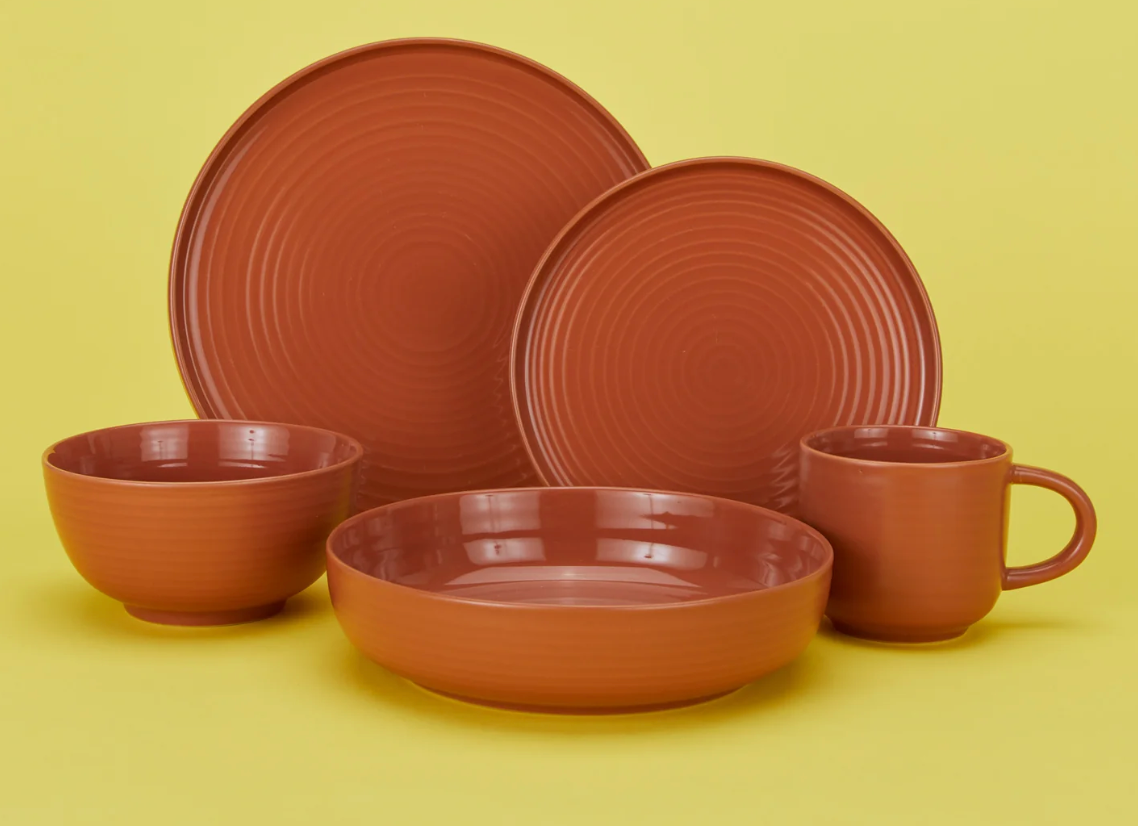 ESSENTIAL DINNER PLATE - SET OF 4, TERRACOTTA