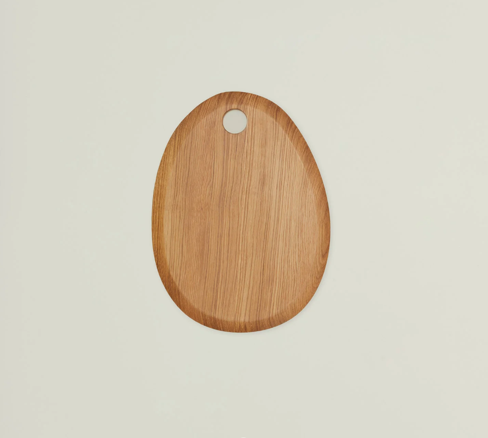 PEBBLE CUTTING BOARD - OAK