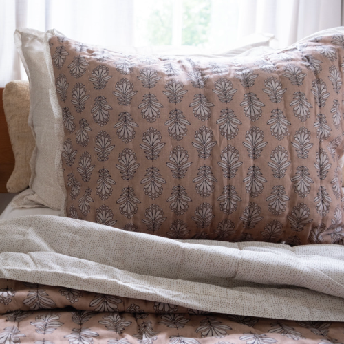Charlie Block Print Shams - Set of 2