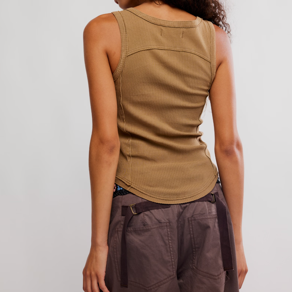 Free People JAMIE BUCKLE TANK TOP