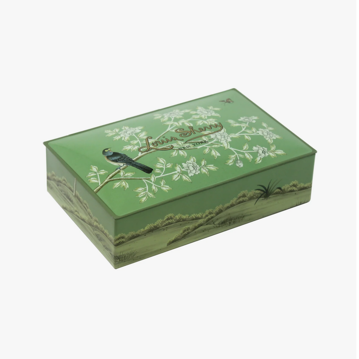 Louis Sherry 12pc Traditional Chocolate Truffles: Gracie Studio Garden Tin