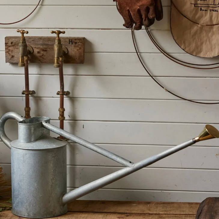 The Warley Fall HDG One Gallon Galvanized Watering Can