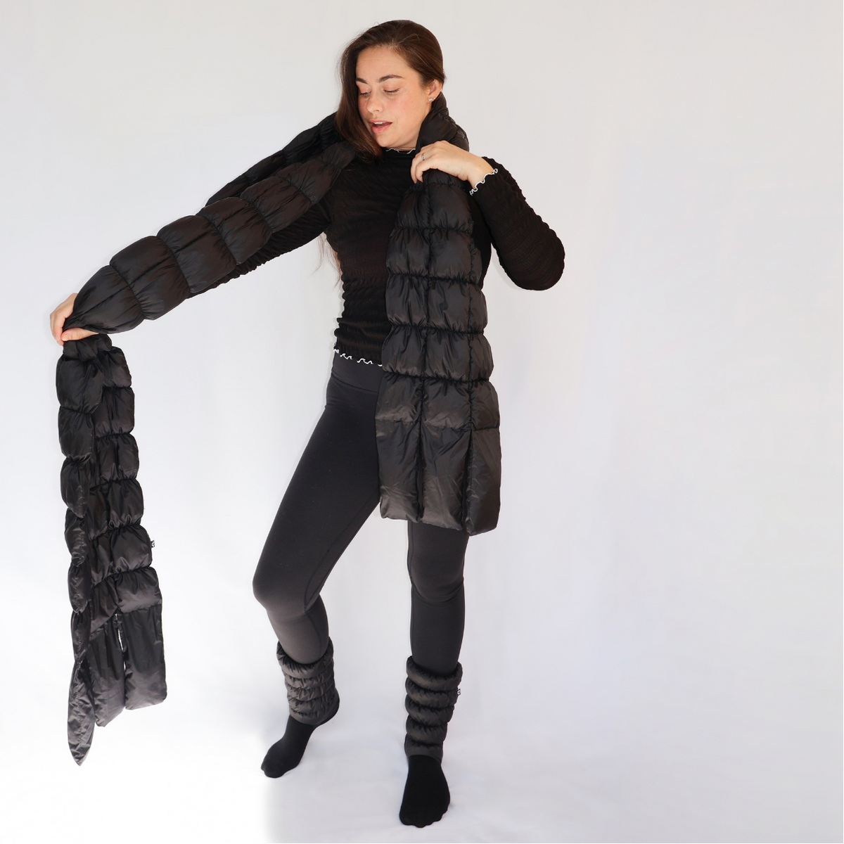 Puffy Quilted Scarf
