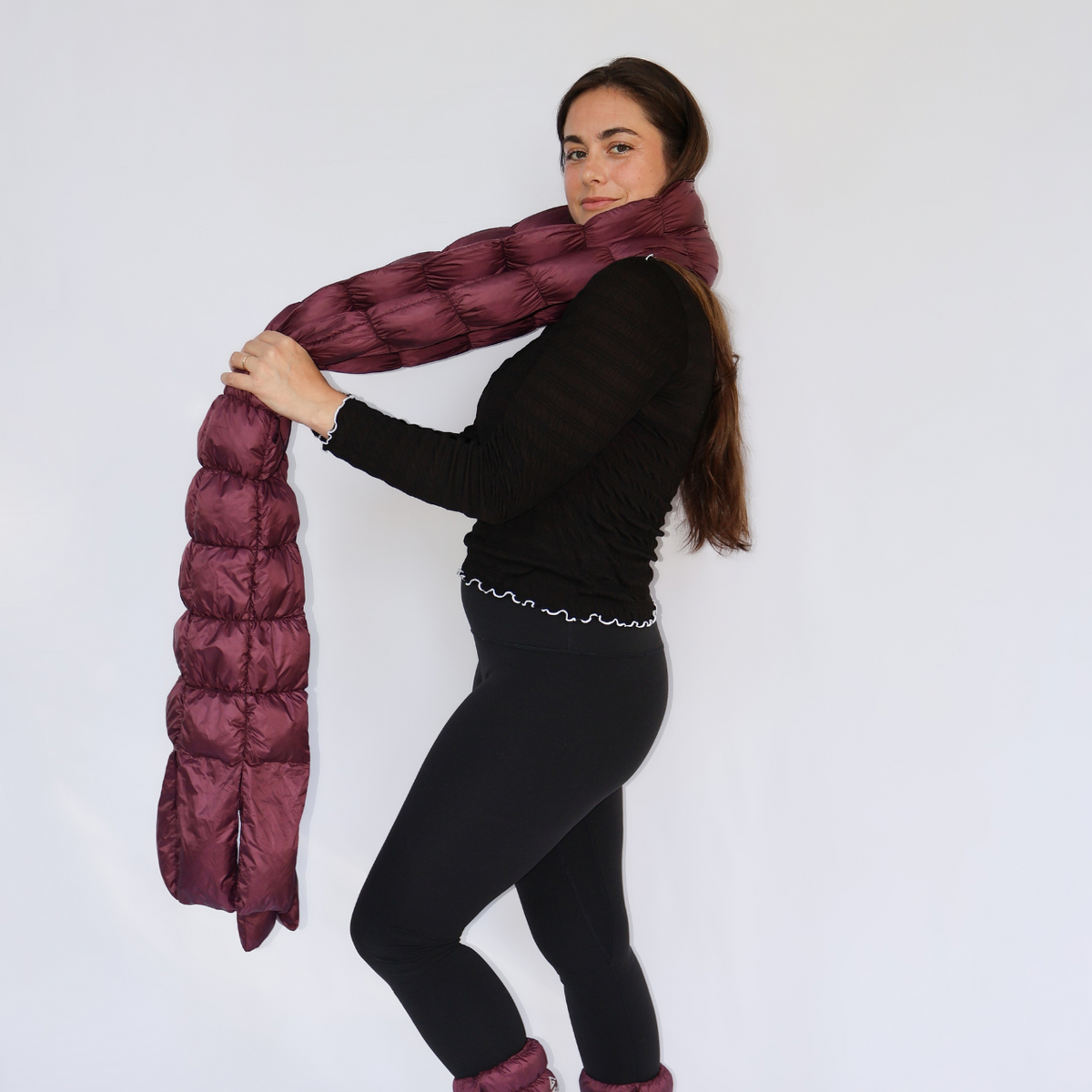 Puffy Quilted Scarf