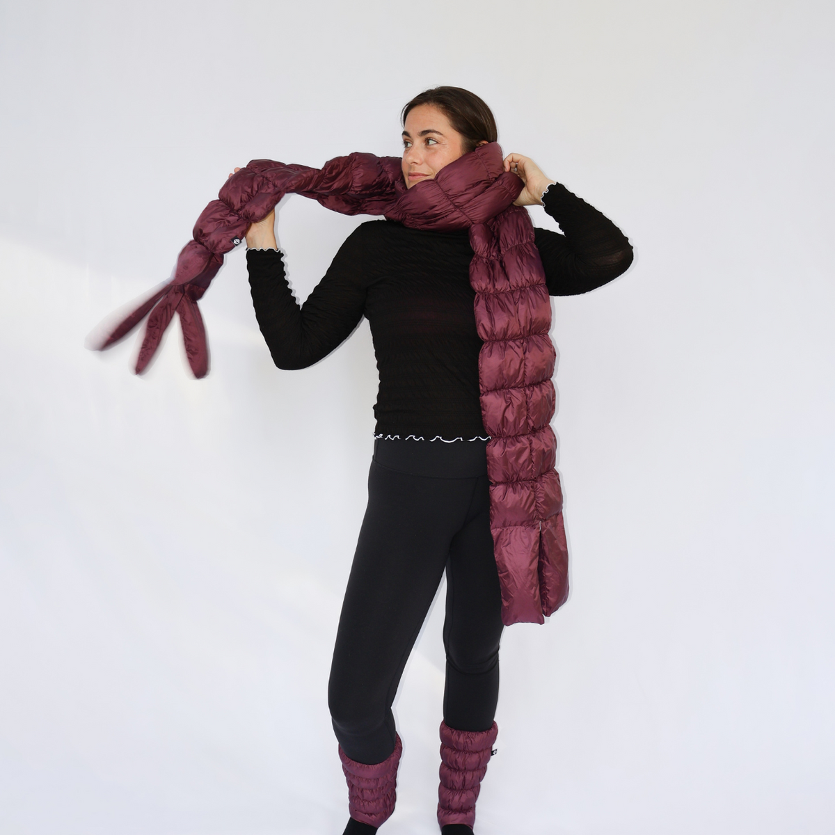 Puffy Quilted Scarf